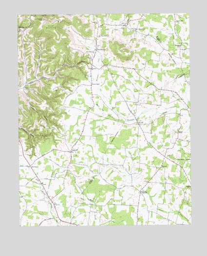 Short Mountain, TN USGS Topographic Map