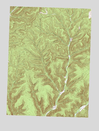 Short Run, PA USGS Topographic Map