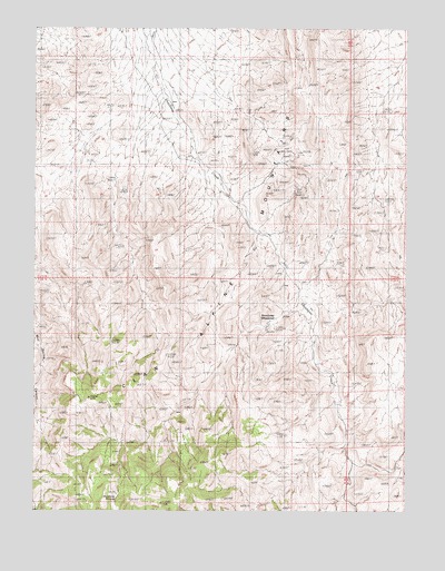 Shoshone Meadows, NV USGS Topographic Map