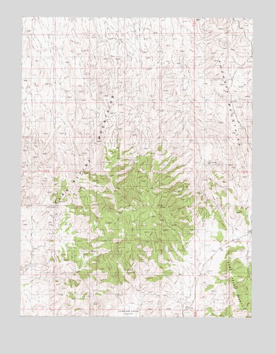 Shoshone Meadows SE, NV USGS Topographic Map