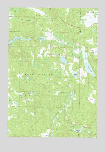 Shovel Lake, MN USGS Topographic Map