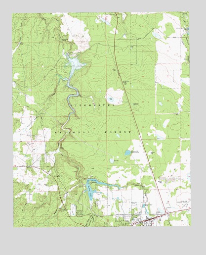 Show Low North, AZ USGS Topographic Map