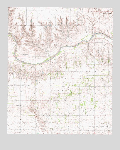 Shrewder, OK USGS Topographic Map