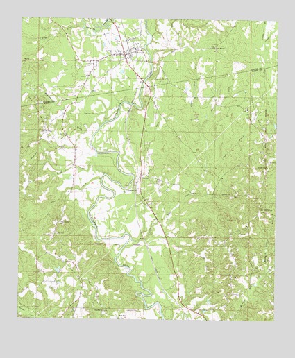 Shubuta, MS USGS Topographic Map