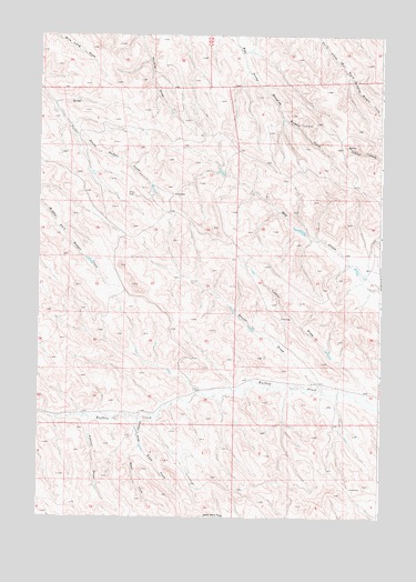 Shuler Draw, WY USGS Topographic Map