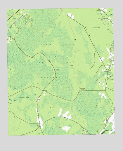 Shulerville, SC USGS Topographic Map