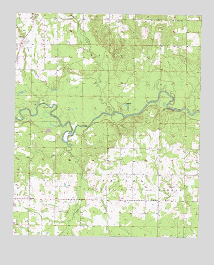 Shults, OK USGS Topographic Map