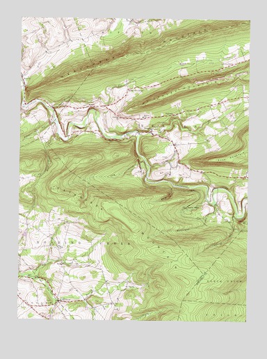 Shumans, PA USGS Topographic Map