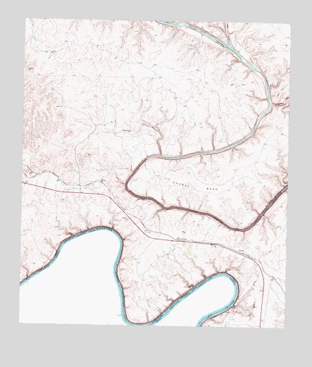 Shumla, TX USGS Topographic Map