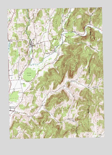 Shushan, NY USGS Topographic Map