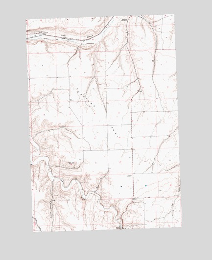 Shutler Flat, OR USGS Topographic Map