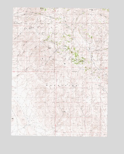 Shyster Butte, NV USGS Topographic Map
