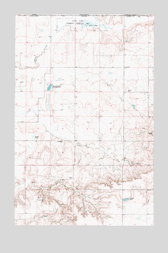 Si Merrell Slough, MT USGS Topographic Map