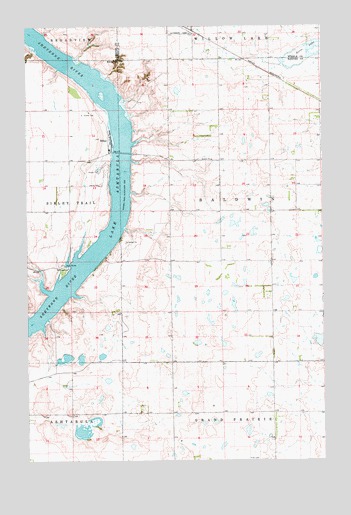 Sibley, ND USGS Topographic Map