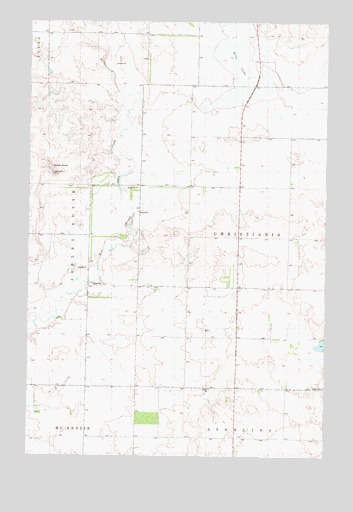 Sibley Butte, ND USGS Topographic Map
