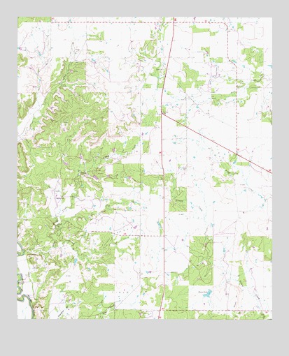 Sibley Creek, TX USGS Topographic Map