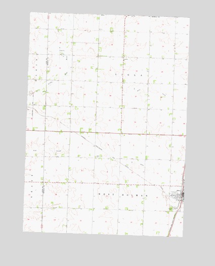 Sibley West, IA USGS Topographic Map
