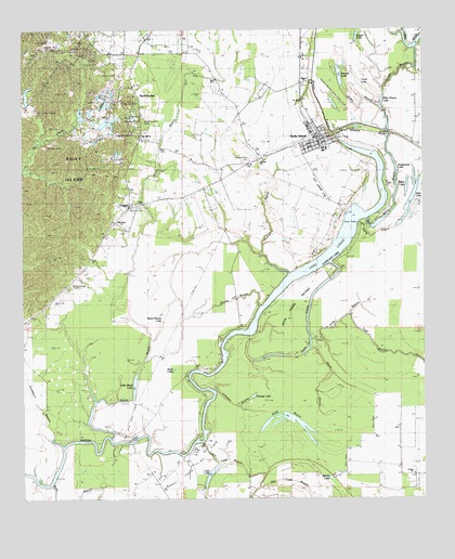 Sicily Island, LA USGS Topographic Map