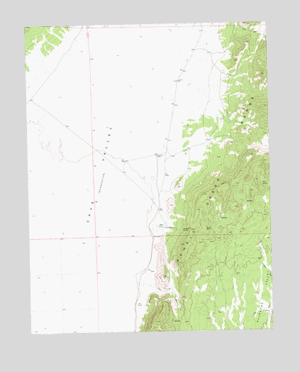 Sidehill Spring, NV USGS Topographic Map