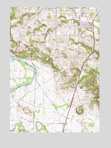 Sidney, OR USGS Topographic Map