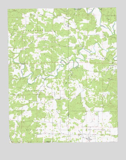 Sidney, AR USGS Topographic Map
