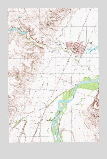 Sidney, MT USGS Topographic Map