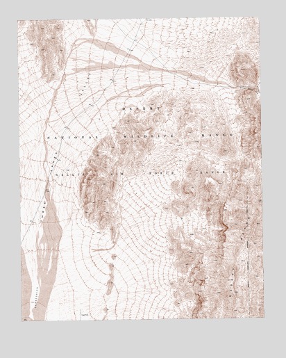 Black Hills NW, NV USGS Topographic Map