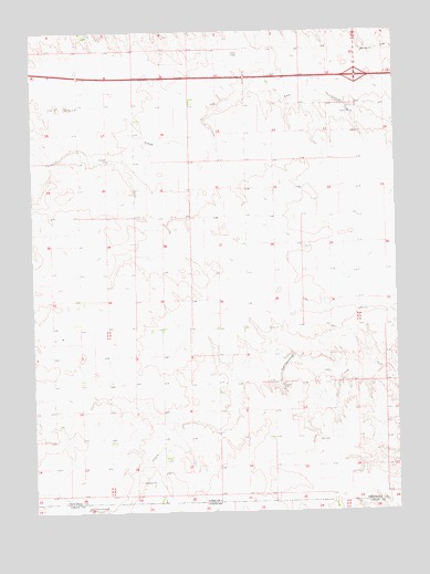 Sidney SE, NE USGS Topographic Map