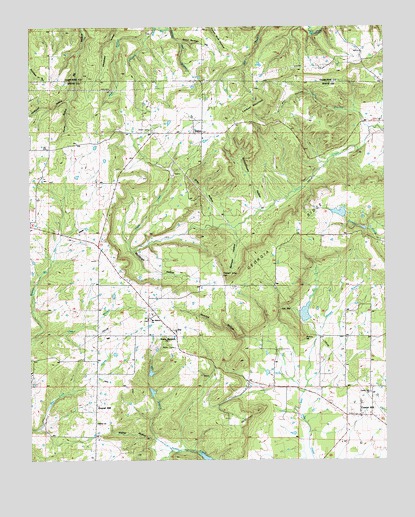 Sidon, AR USGS Topographic Map