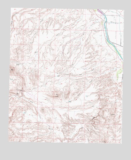 Sierra Alta, NM USGS Topographic Map