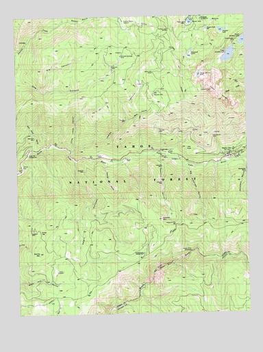 Sierra City, CA USGS Topographic Map