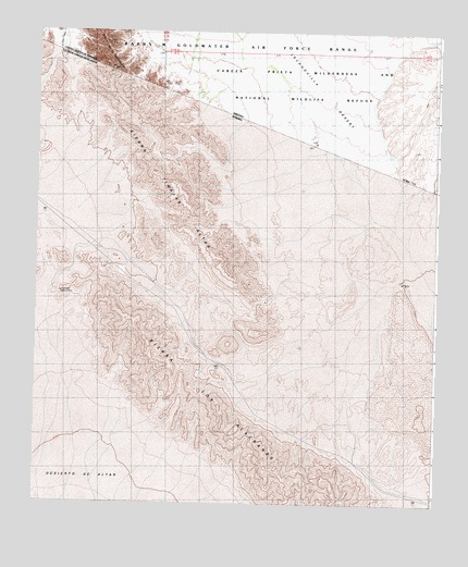 Sierra de la Lechuguilla, AZ USGS Topographic Map