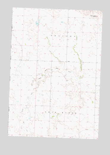 Black Horse Butte, SD USGS Topographic Map