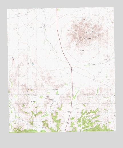 Sierra Madera, TX USGS Topographic Map