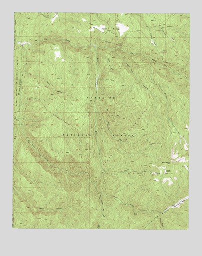 Sierra Mosca, NM USGS Topographic Map