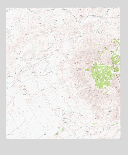 Sierra Parda, TX USGS Topographic Map