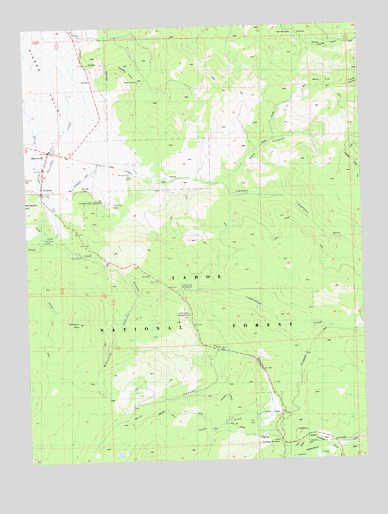 Sierraville, CA USGS Topographic Map