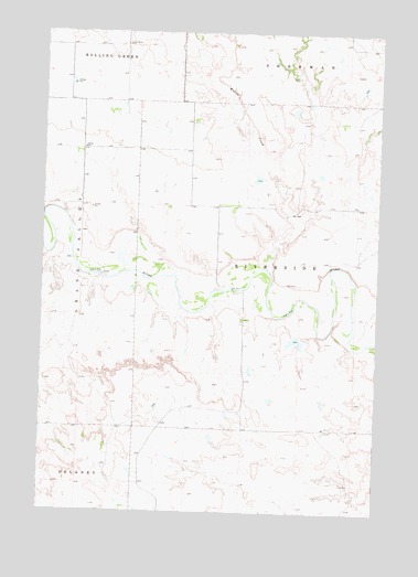 Black Horse Butte NE, SD USGS Topographic Map