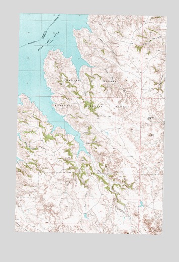 Signal Butte, MT USGS Topographic Map