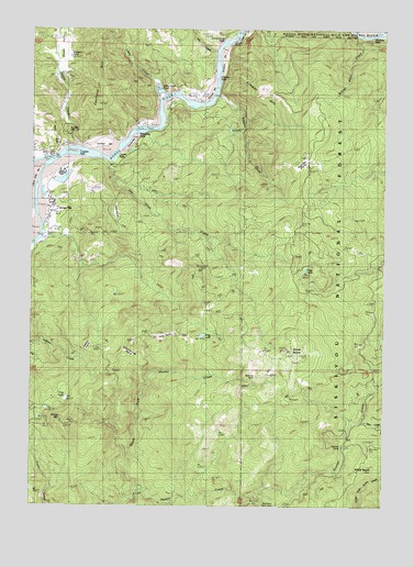 Signal Buttes, OR USGS Topographic Map