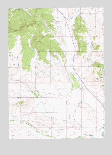 Signal Hill, WY USGS Topographic Map