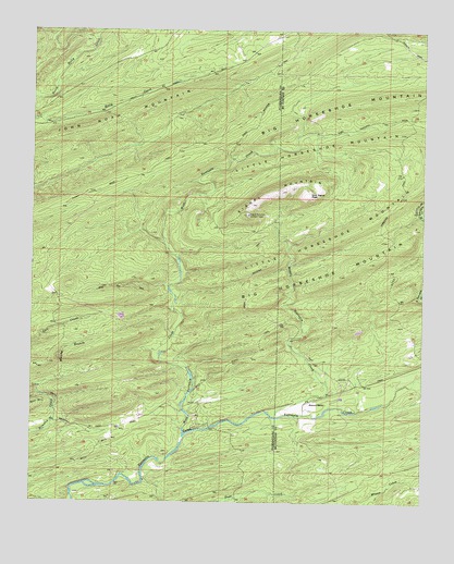 Signal Mountain, OK USGS Topographic Map
