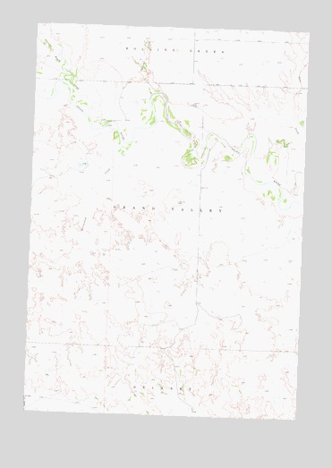 Black Horse Butte NW, SD USGS Topographic Map