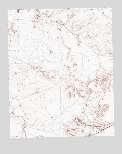 Signal Spring SE, TX USGS Topographic Map