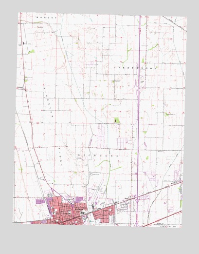 Sikeston North, MO USGS Topographic Map