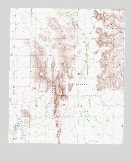 Sikort Chuapo, AZ USGS Topographic Map