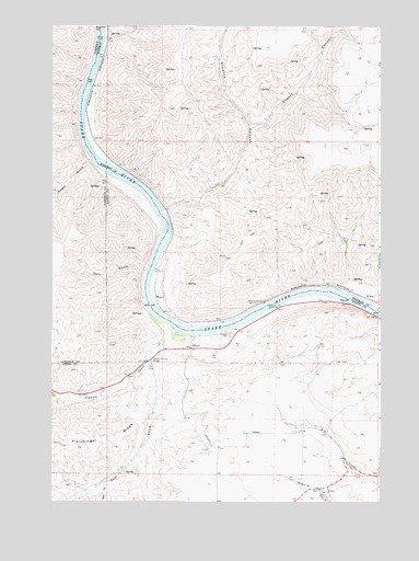 Silcott Island, WA USGS Topographic Map