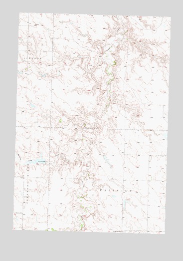 Black Horse SE, SD USGS Topographic Map