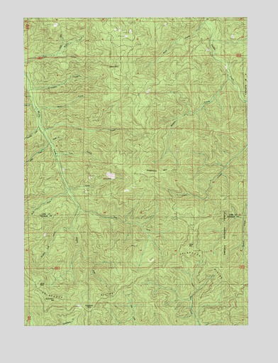 Silica Mountain, OR USGS Topographic Map