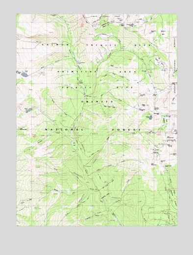 Siligo Peak, CA USGS Topographic Map
